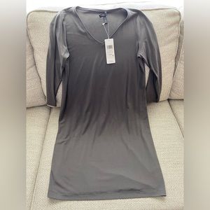 Gray Eileen Fisher T-shirt Dress new w/tags